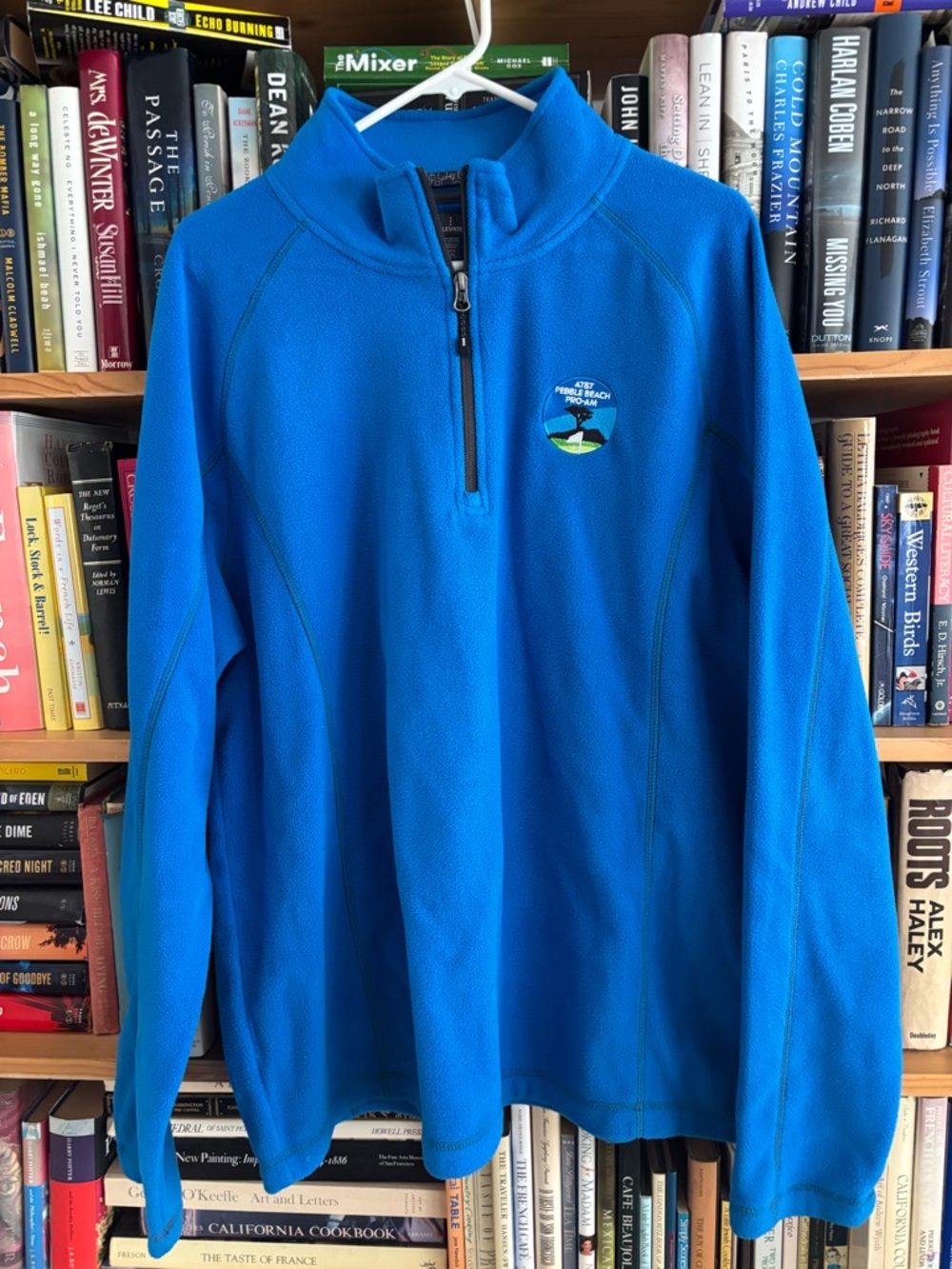 Men’s Elevate AT&T Pebble Beach ProAm Royal Blue 1/4 Zip Pullover XL